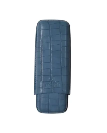 Mantis NeoCase Croc Riviera Blue 2F Cigar Case