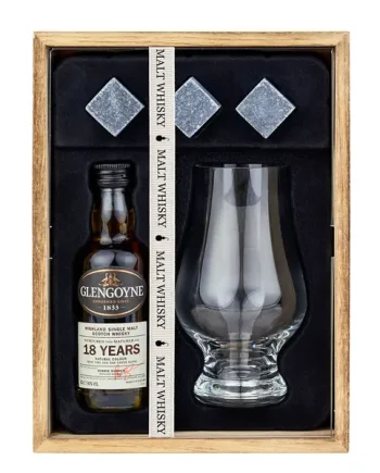 Glengoyne 18 Year Old Single Malt Scotch Whisky Gift Pack, 5 cl