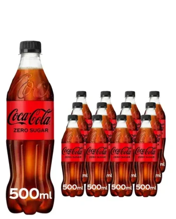 Coca Cola Zero Multipack, 12 x 500 ml