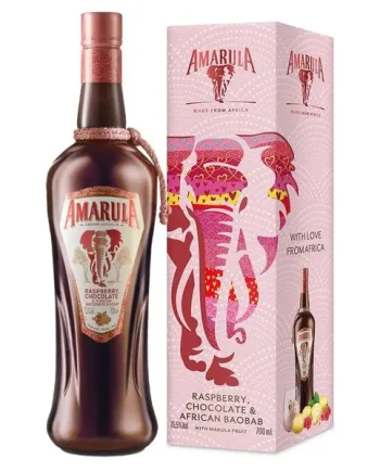 Amarula Raspberry, Chocolate & African Baobab Cream Liqueur in Gift Box, 70 cl