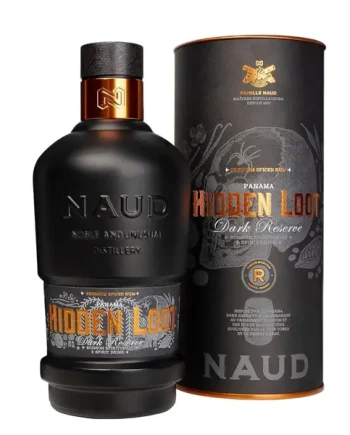 NAUD Hidden Loot Dark Reserve Premium Spiced Rum, 70 cl