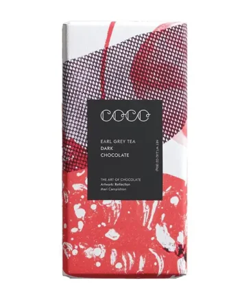 COCO Earl Grey Tea Chocolate Bar, 80 g