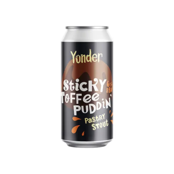 YONDER STICKY TOFFEE PUDDIN' PASTRY STOUT 6.0% 440ML CAN - The Hop Shoppe
