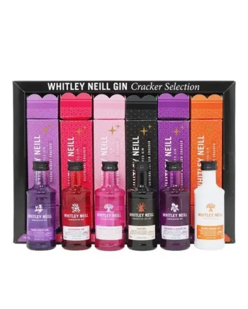 Whitley Neill Gin Christmas Cracker Set, 6 x 5 cl