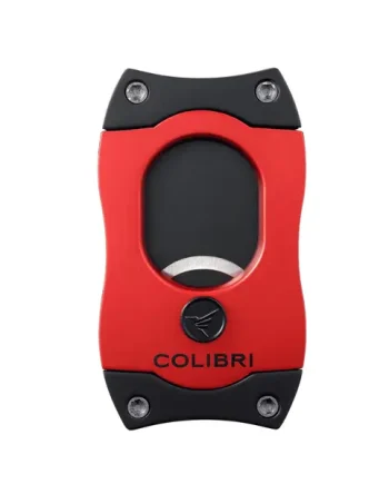 Colibri S-Cut Cigar Cutter in Red/Black