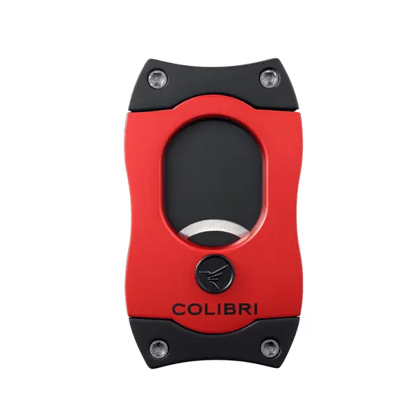 Colibri S-Cut Cigar Cutter in Red/Black
