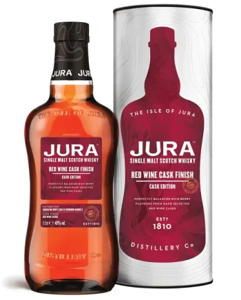 Jura Red Wine Cask Single Malt Scotch Whisky, 1 L
