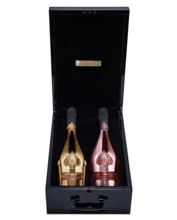 Armand de Brignac Brut Rosé & Brut Gold Gift Set, 2 x 75 cl