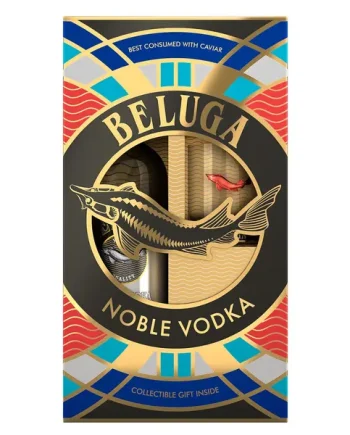 Beluga Noble Vodka Glass Giftset, 70 cl