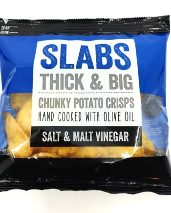 Slabs Salt & Malt Vinegar Chunky Potato Crisps (80g)