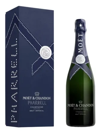 Moët & Chandon Imperial Pharrell Williams Midnight Blue Limited Edition Champagne Gift Box, 75 cl