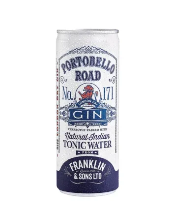 Portobello Road Gin and Franklin and Sons Tonic - Ready To Drink