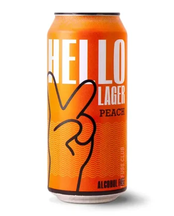 Hello Lager Peach, 0.5%