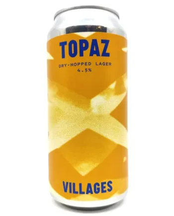 Villages Topaz Dry-Hopped Lager 4.5% (440ml can)