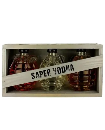 Saper Vodka Grenades, 3 x 20 cl