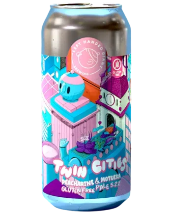Left Handed Giant Twin Cities: Peacharine & Motueka Gluten Free Pale Ale 440ml (5.2%)