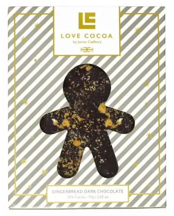 Love Cocoa Gingerbread Dark Chocolate Bar, 75 g