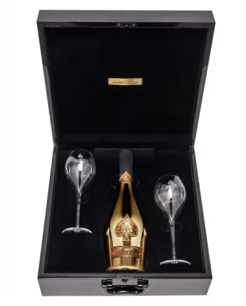 Armand de Brignac Ace of Spades Brut Gold Champagne Glass Set, 75 cl