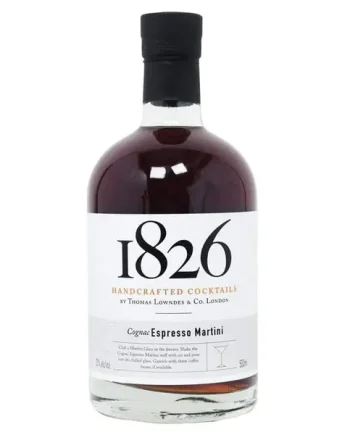 1826 Courvoisier Espresso Martini Handcrafted Premixed Cocktail, 50 cl