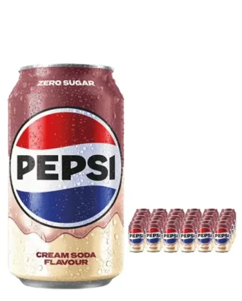 Pepsi Cream Soda Can Multipack, 24 x 330 ml