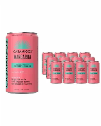 Casamigos Margarita Strawberry and Colima Lime Can Multipack, 12 x 200ml