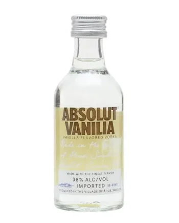 Absolut Vanilla Vodka Miniature