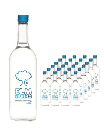 Elm Spring Still Water Glass Bottle Multipack, 24 x 330 ml