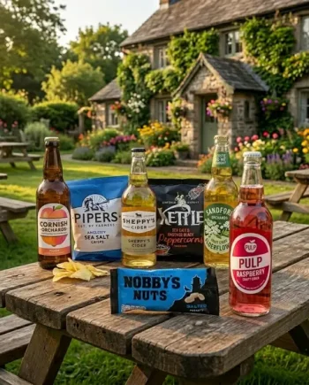 Pub In A Box - Light Fruit Cider Gift Hamper with Pub Snacks - The Online Cider Shop