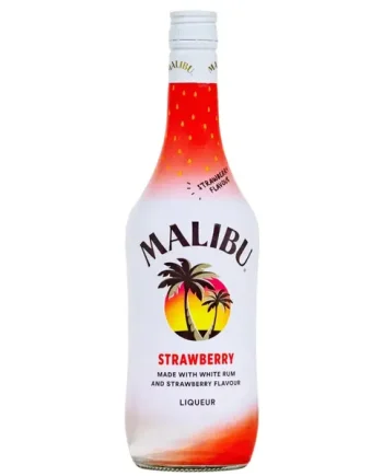 Malibu Strawberry Flavour Rum Liqueur, 70 cl