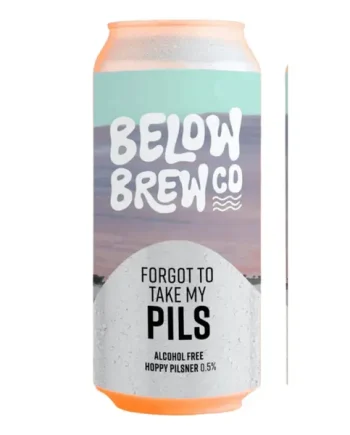 Below Brew Co Forgot To take My Pils Alcohol Free Pilsner 440ml (0.5%)