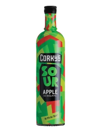Corky's Sour Apple Schnapps, 70 cl
