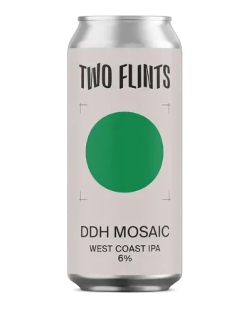 Two Flints DDH Mosaic West Coast IPA 440ml (6%)
