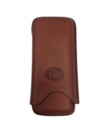 Toscanelli 2F Tan‑1701 Leather Cigar Case