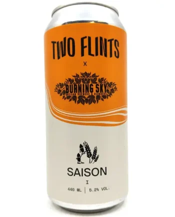 Two Flints x Burning Sky Saison 5.2% (440ml can)