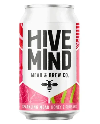 Hive Mind Meadery Honey & Rhubarb Sparkling Mead 330ml (4%)
