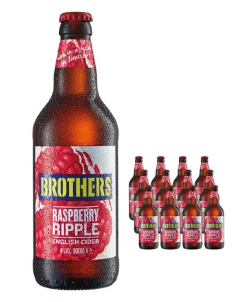 Brothers Raspberry Ripple Cider Multipack, 12 x 500 ml