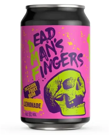 Dead Man’s Fingers Passion Fruit Rum with Lemonade, 330 ml