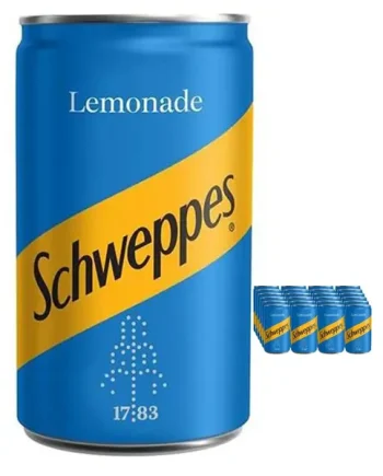 Schweppes Lemonade Can Multipack, 24 x 150 ml