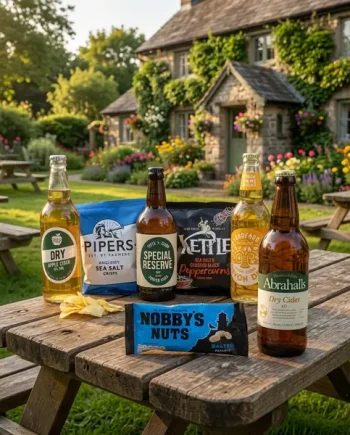 Pub In A Box - Dry Cider Gift Hamper with Pub Snacks - The Online Cider Shop