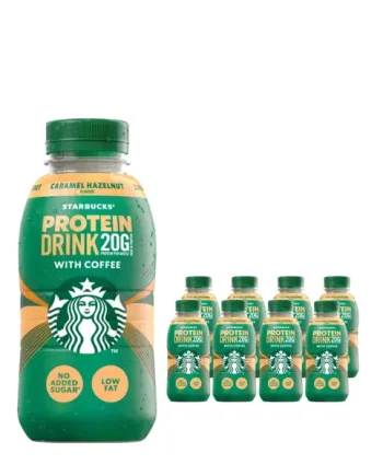Starbucks Protein Drink with Coffee Caramel Hazelnut Multipack, 8 x 330 ml