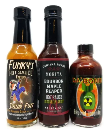 Hot Ones Hot Sauce Season 23 Da Bomb Beyond Insanity Pack (3 sauces)