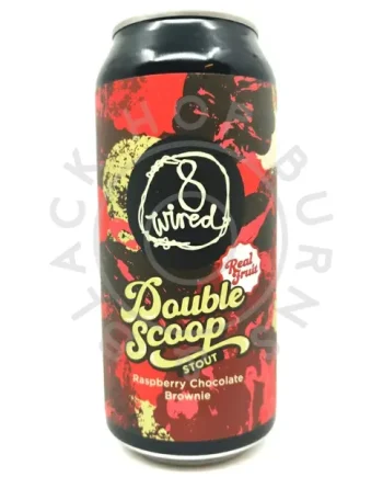 8 Wired Double Scoop Raspberry Chocolate Brownie Stout Imperial Stout 7.5% (440ml can)