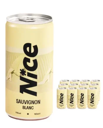 Nice Sauvignon Blanc Can Multipack, 12 x 187 ml