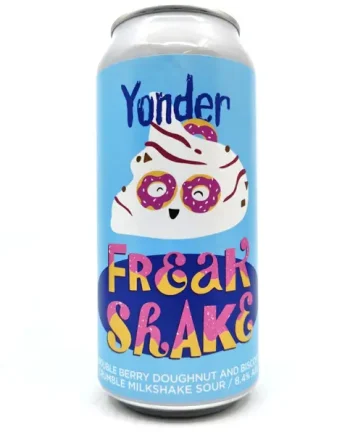 Yonder Double Berry Doughnut Biscoff Crumble Freak Shake Pastry Sour 8.4% (440ml can)