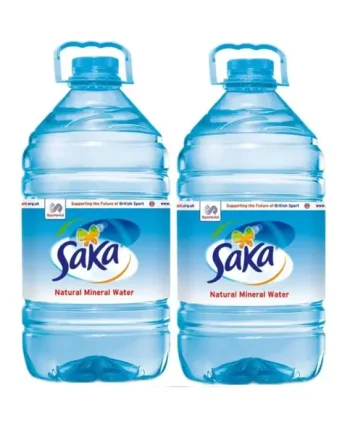 Saka Natural Mineral Water, 2 x 5 L