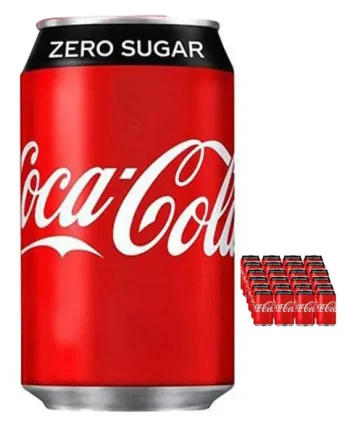 Coca-Cola Coke Zero Can Multipack, 24 x 330 ml