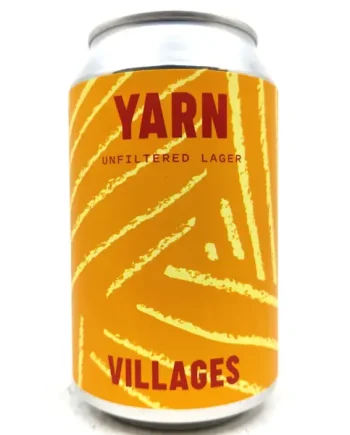 Villages Yarn Unfiltered Lager 4.4% (330ml can)