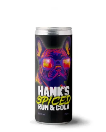 Hank's Spiced Rum and Cola, 5%