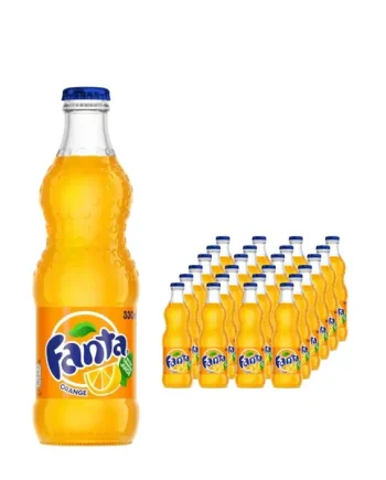 Fanta Orange Glass Bottles Multipack, 24 x 330 ml