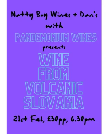 Wine from Volcanic Slovakia // 21st Feb